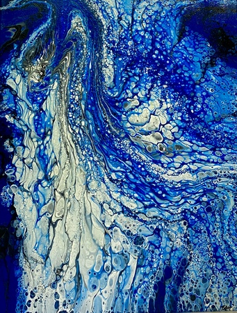 Sea Dragon,  16"x20", Acrylic on Canvas $120.00