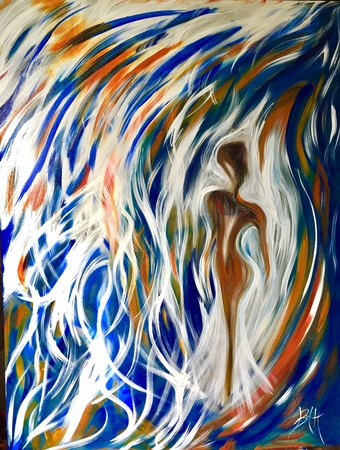 The Actress, 48"x36", Oil on Canvas SOLD