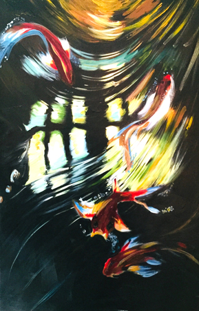 Ode to Goldie, 18"x12", Oil on Canvas, $2400.00