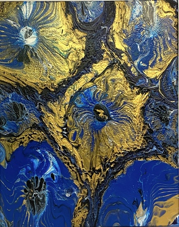 Dancers from Above, 16"x20", Acrylic on Canvas $120.00