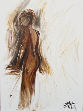 The Acid Jazz Singer, 48"x36", Oil on Canvas (SOLD)