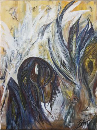Amsterdam, 48"x36", Oil on Canvas $7800