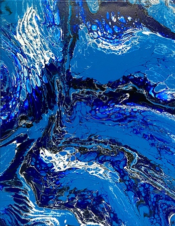 Coral Reef,  16"x20", Acrylic on Canvas $120.00