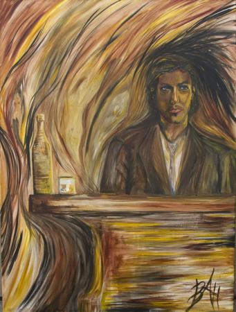 Haunt, 48"x36", Oil on Canvas $1800